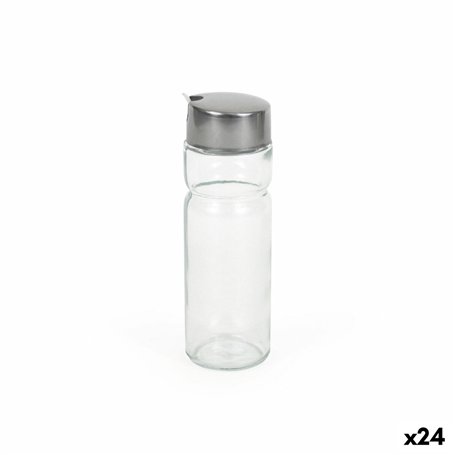 Huilier Quttin Transparent Argenté verre 0,2 L 5 x 5 x 15 cm (24 Unités)