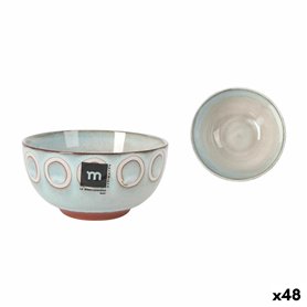 Bol La Mediterránea Almudena Gris Ø 11 cm (48 Unités)