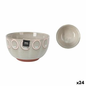 Bol La Mediterránea Almudena Gris Ø 13,5 cm (24 Unités)