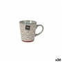 Tasse mug La Mediterránea Almudena Gris 200 ml (36 Unités)