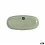 Plat à Gratin La Mediterránea Macarella green Oblongue 25 x 12 x 2,2 cm (24 Unités)