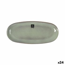 Plat à Gratin La Mediterránea Macarella green Oblongue 29 x 13,5 x 2,4 cm (24 Unités)