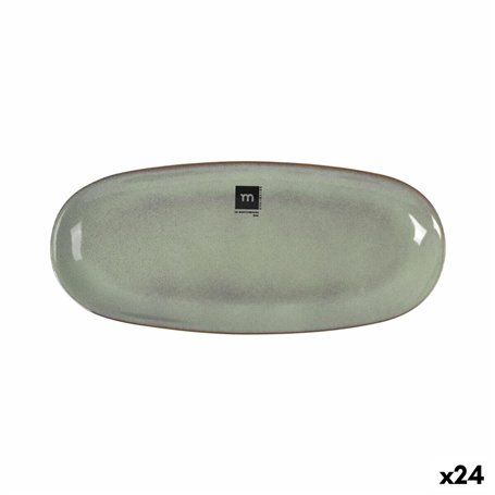 Plat à Gratin La Mediterránea Macarella green Oblongue 29 x 13,5 x 2,4 cm (24 Unités)