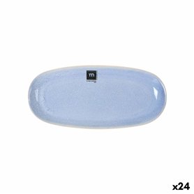 Plat à Gratin La Mediterránea Macarella blue Oblongue 25 x 12 x 2,2 cm (24 Unités)
