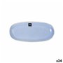 Plat à Gratin La Mediterránea Macarella blue Oblongue 25 x 12 x 2,2 cm (24 Unités)