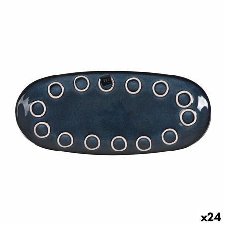 Plat à Gratin La Mediterránea Macarella blue Oblongue 29 x 13,5 x 2,4 cm (24 Unités)