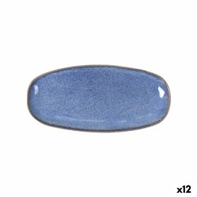 Plat à Gratin La Mediterránea Macarella blue Oblongue 33 x 14,8 x 2,7 cm (12 Unités)