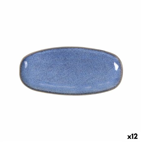 Plat à Gratin La Mediterránea Macarella blue Oblongue 33 x 14,8 x 2,7 cm (12 Unités)