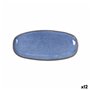 Plat à Gratin La Mediterránea Macarella blue Oblongue 33 x 14,8 x 2,7 cm (12 Unités)