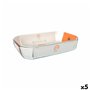 Plat à Gratin MasterChef Rectangulaire 3,2 L 33 x 22 x 6,5 cm 33 x 22 cm (5 Unités)