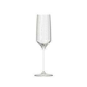 Coupe de champagne Inde Carre optics 6 Pièces
