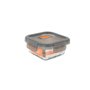 Boîte à lunch hermétique MasterChef Gris Transparent Carré 310 ml (12 Unités)