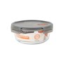 Boîte à lunch hermétique MasterChef Gris Transparent Ronde 1,3 L (6 Unités)