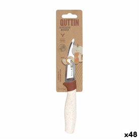Eplucheur Quttin Terra Marron Argenté Acier inoxydable 9 cm (48 Unités)