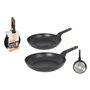 Ensemble de poêles MasterChef 2,5 mm (4 Unités)