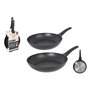 Ensemble de poêles MasterChef 24 cm 20 cm (4 Unités)