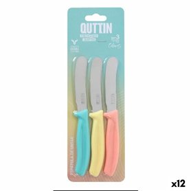 Couteau de cuisine Quttin Basic 20 cm 0,8 mm 3 Pièces (12 Unités)