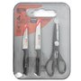 Ensemble de Couteaux Quttin Nero 4 Pièces (6 Unités)