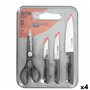 Ensemble de Couteaux Quttin Nero 5 Pièces (4 Unités)