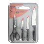 Ensemble de Couteaux Quttin Nero 5 Pièces (4 Unités)