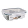 Boîte à lunch hermétique Santa Clara Transparent Rectangulaire 1L (6 Unités)
