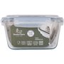 Boîte à lunch hermétique Santa Clara Transparent Rectangulaire 3,5 L (3 Unités)