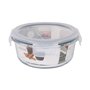 Boîte à lunch hermétique Santa Clara Transparent 650 ml (6 Unités)