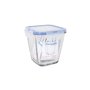 Boîte à lunch hermétique LAV Bleu Transparent 700 ml (8 Unités)
