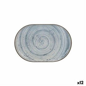 Plat à Gratin La Mediterránea Swirl Oblongue 30 x 20 x 2,5 cm (12 Unités)