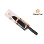 Couteau de cuisine MasterChef Noir Argenté 18 cm (24 Unités)