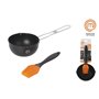 Casserole MasterChef 11,5 X 6 cm Pinceau (12 Unités)
