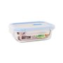 Boîte à lunch hermétique Quttin Boho Transparent Rectangulaire 600 ml (6 Unités)