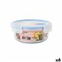 Boîte à lunch hermétique Quttin Boho Transparent 0,9 l (6 Unités)