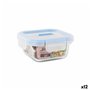 Boîte à lunch hermétique Quttin Boho Transparent 0,3 L (12 Unités)