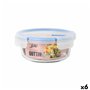 Boîte à lunch hermétique Quttin Boho Transparent 650 ml (6 Unités)