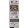 Couteau de cuisine Quttin SANTOKU Takamura Marron Argenté 17 cm (12 Unités)