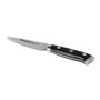 Eplucheur Quttin Damaskus Noir Argenté Acier inoxydable 9 cm (2 Unités)