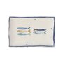 Plat à Gratin La Mediterránea Peixe Rectangulaire Poissons 30 x 20 x 2,5 cm (6 Unités)