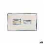 Plat à Gratin La Mediterránea Peixe Rectangulaire Poissons 25,3 x 15 x 2 cm (18 Unités)