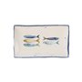 Plat à Gratin La Mediterránea Peixe Rectangulaire Poissons 25,3 x 15 x 2 cm (18 Unités)