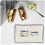 Plat à Gratin La Mediterránea Peixe Rectangulaire Poissons 25,3 x 15 x 2 cm (18 Unités)