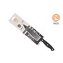 Couteau de cuisine MasterChef Chef Noir Argenté 15 cm (18 Unités)