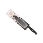 Couteau de cuisine MasterChef Noir Argenté 18 cm (18 Unités)