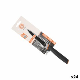 Couteau de cuisine MasterChef Noir Argenté 13 cm Polyvalents (24 Unités)