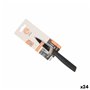 Couteau de cuisine MasterChef Noir Argenté 9 cm (24 Unités)