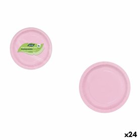 Service de vaisselle Algon Rose 20 cm 10 Pièces (24 Unités)