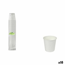 Set de Verres Algon Blanc 80 ml 50 Pièces (18 Unités)