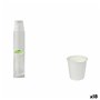 Set de Verres Algon Blanc 80 ml 50 Pièces (18 Unités)