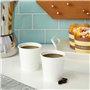 Set de Verres Algon Blanc 80 ml 50 Pièces (18 Unités)