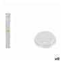 Lot de couvercles pour verres Algon 250 ml 100 Pièces (12 Unités)